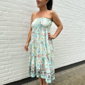 Boho nederdel aqua/ LIVA K