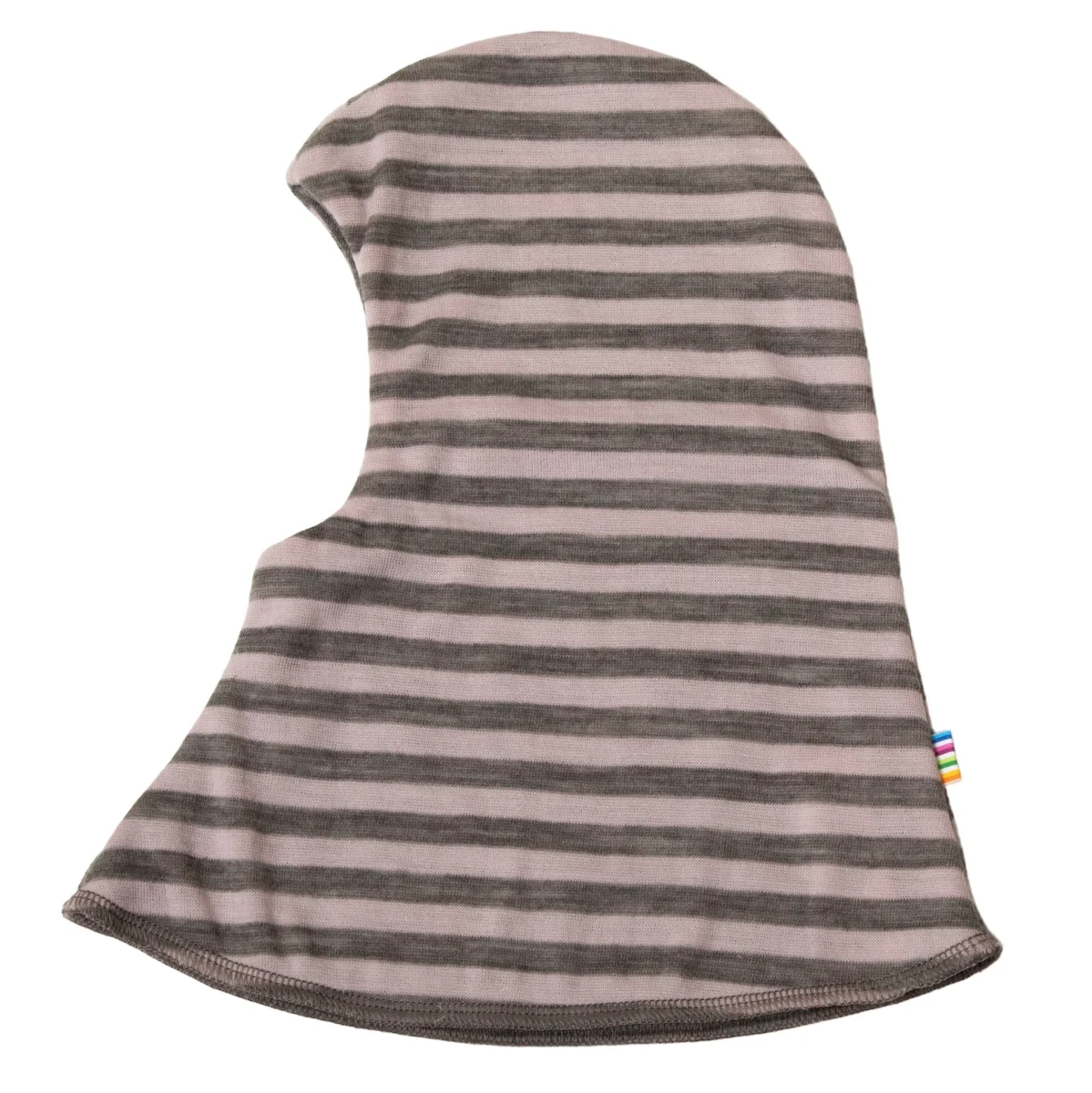 Joha Balaclava i uld - Vendbar - 2 lags - Grå / Rosa - Billede 3