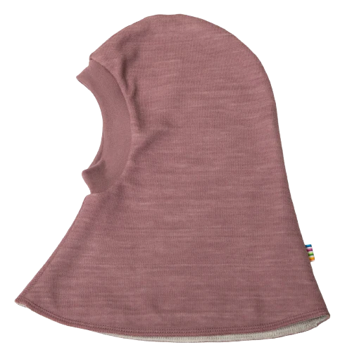 Joha Balaclava i uld og bambus - Rosa