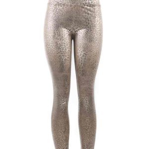 Chika shiney leopard leggins